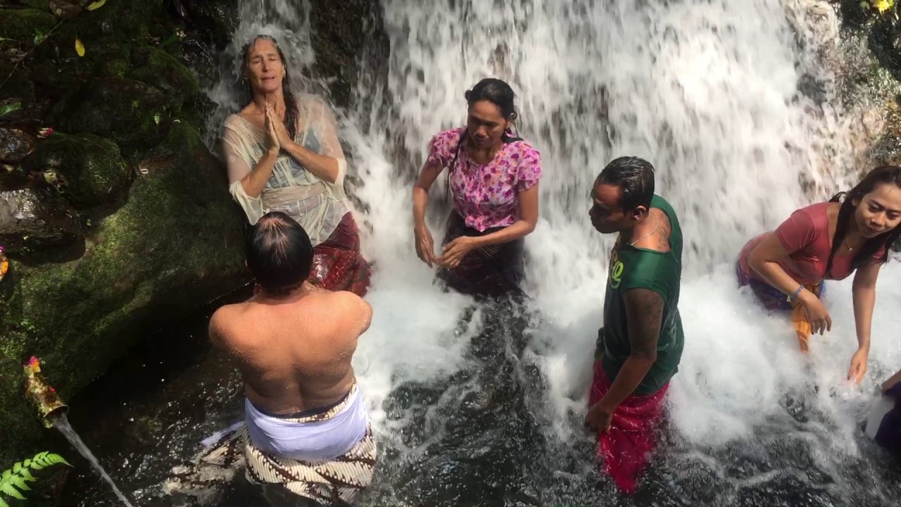 Melukat Ritual of the Soul Purification.Sebatu, Bali