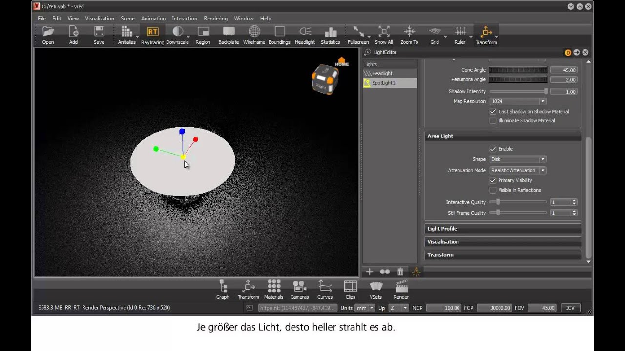 ADSK Rendering Lighting 02 LightEditor AreaLights