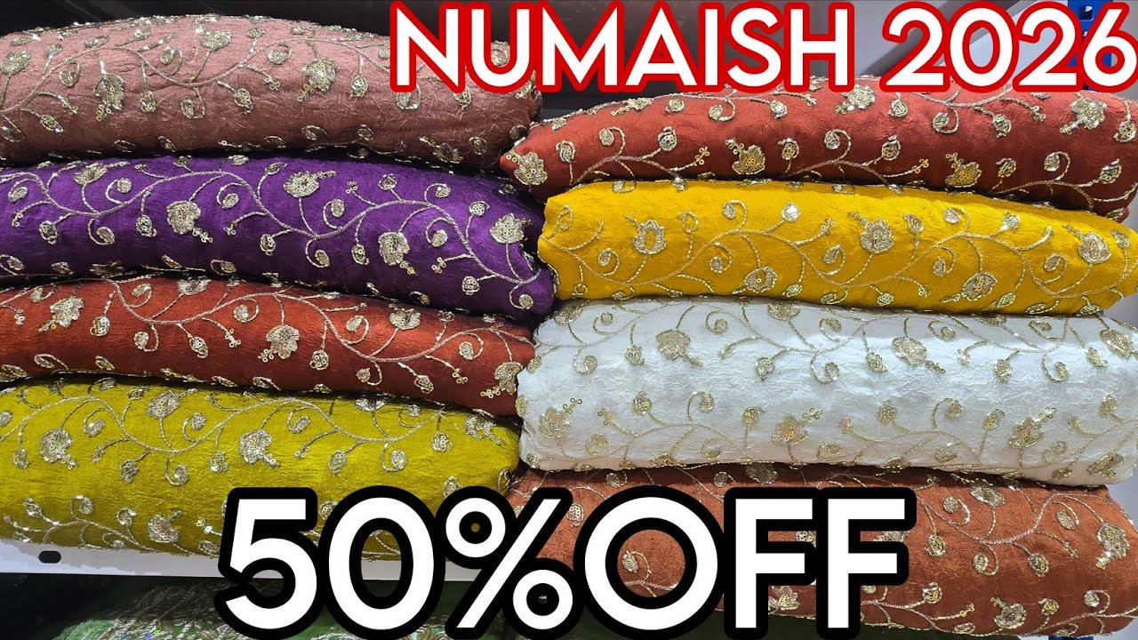 😱Khizra Dress Material Stall || Numaish Hyderabad 2026