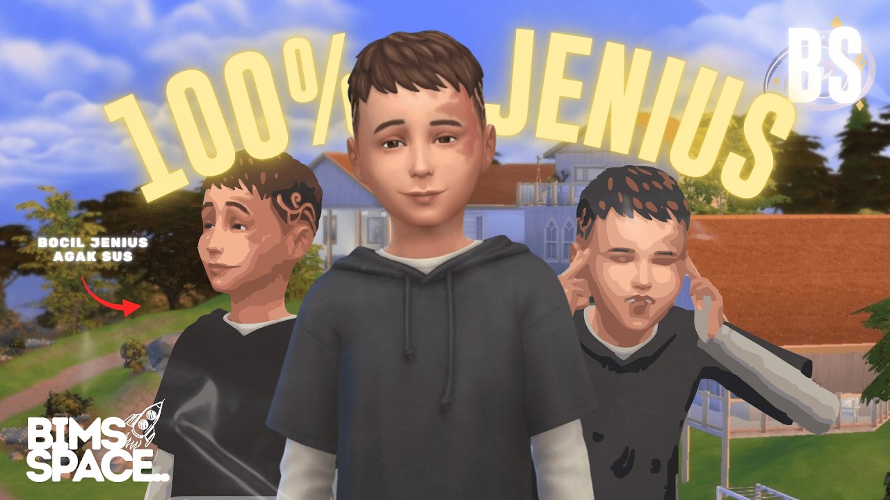 AKU JADI BOCIL SUS TAPI 100 % JENIUS di The Sims 4