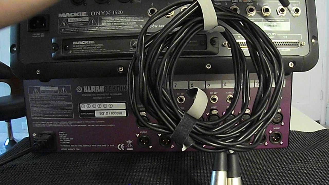 Klark SQ1 insert cable