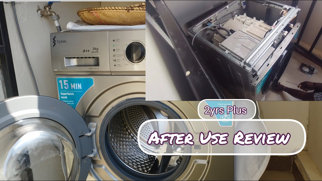 SYINIX 8kg FRONT LOAD WASHING MACHINE [after use]Review