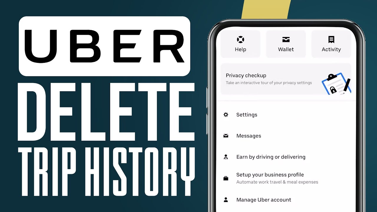 How To Delete Trip History On Uber App (2026) Full Tutorial