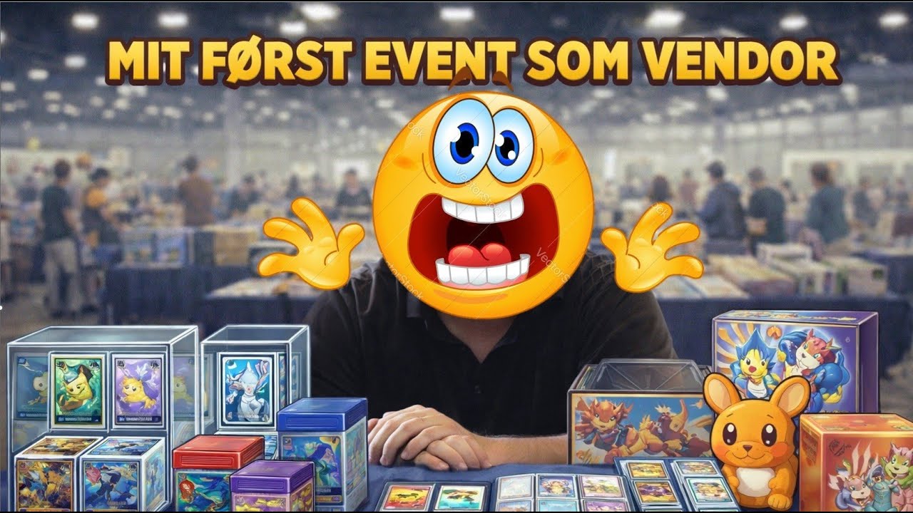 🔥 MIT FØRSTE EVENT SOM VENDOR! | Fra samler til sælger? 🤯📦