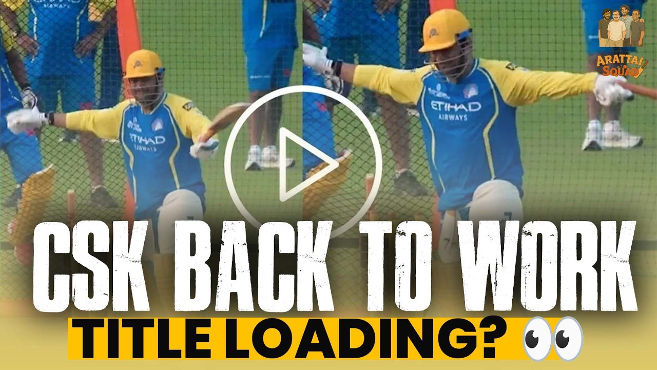 CSK Pre Season Begins 💛 Full Squad Training | IPL Camp Updates & Team News 🔥