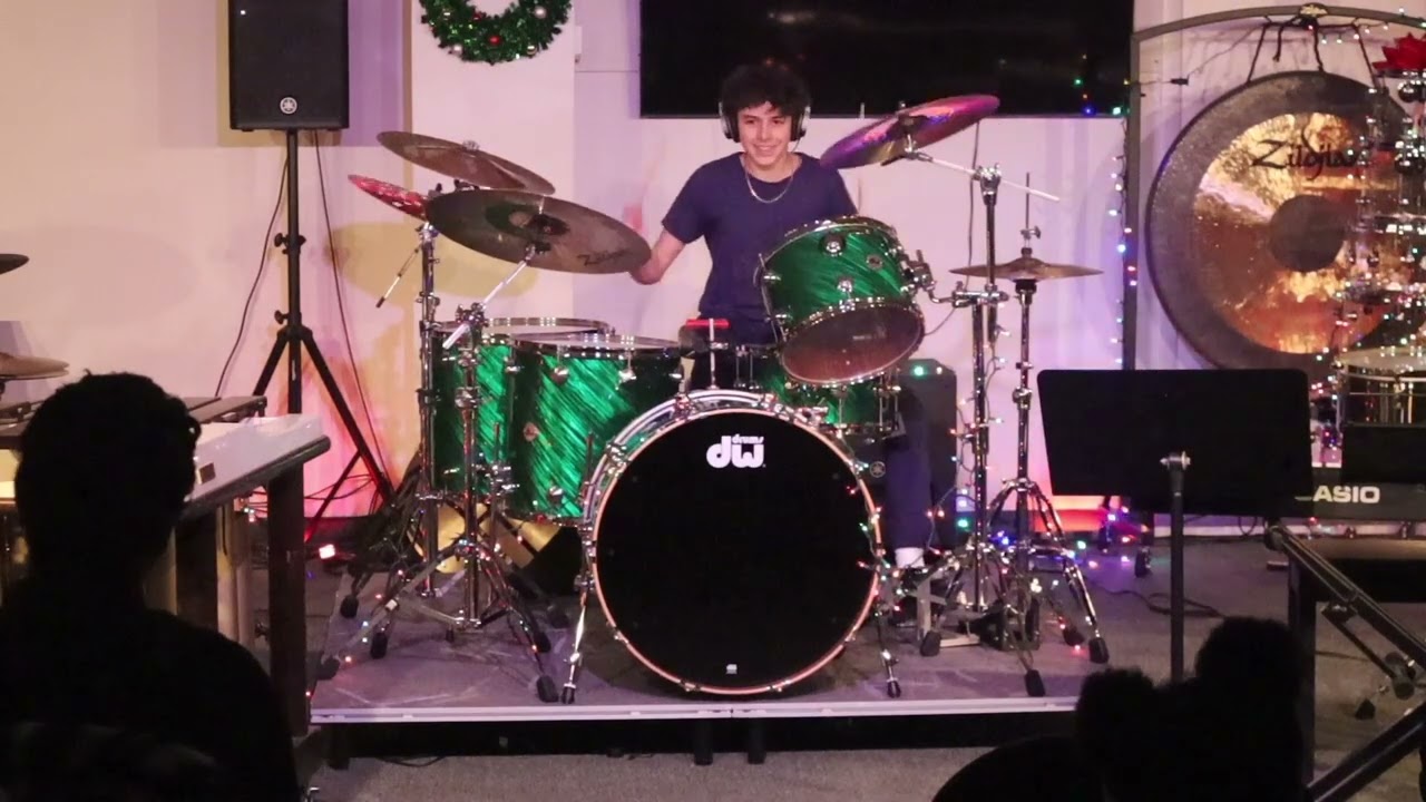 DW Holiday Drum Bash - Axel Brown - The Trooper - Iron Maiden