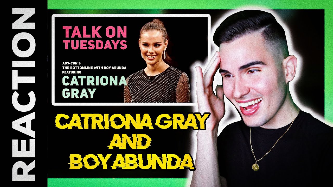 CATRIONA GRAY - The Bottomline Interview (With Boy Abunda) Miss Universe 2018 Q and A  - REACTION