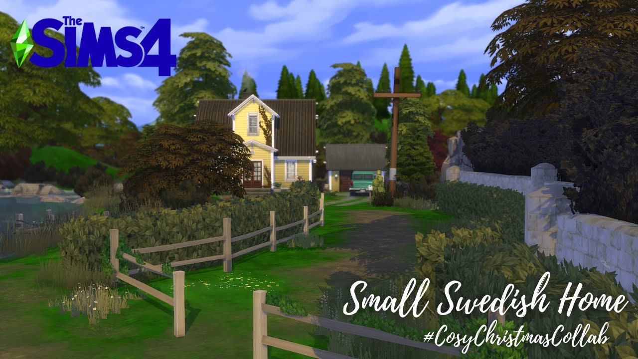 Small Swedish Home #CosyChristmasCollab | House Tour | The Sims 4