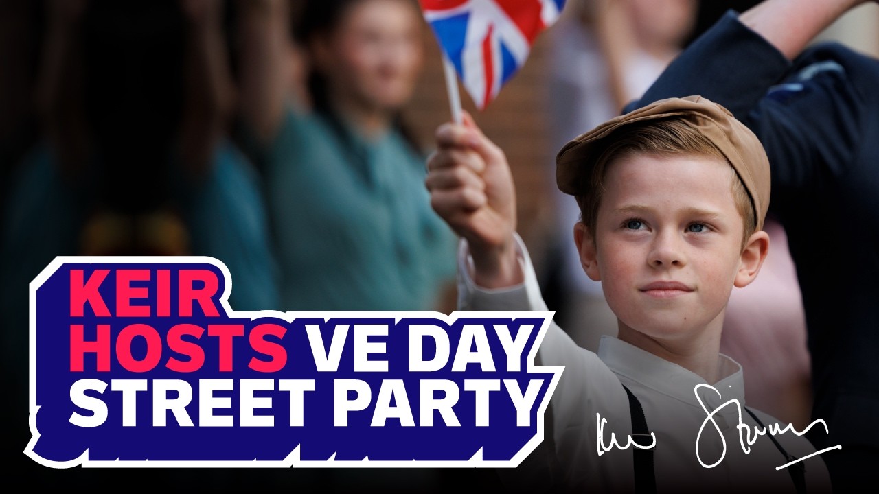 Behind the scenes with Keir and Victoria Starmer at Number 10's VE Day street party