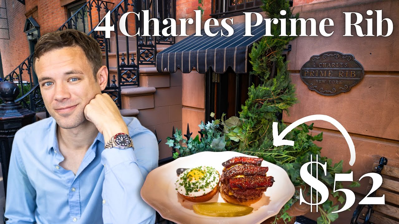 Обед в ресторане 4 Charles Prime Rib. САМОЕ СЛОЖНОЕ БРОНИРОВАНИЕ в Нью-Йорке.
