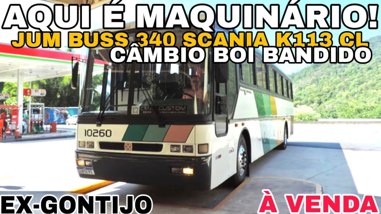 SUA CHANCE DE COMPRAR ESSA LENDA!! BOI BANDIDO BUSSCAR JUM BUSS 340 SCANIA K113 CL À VENDA