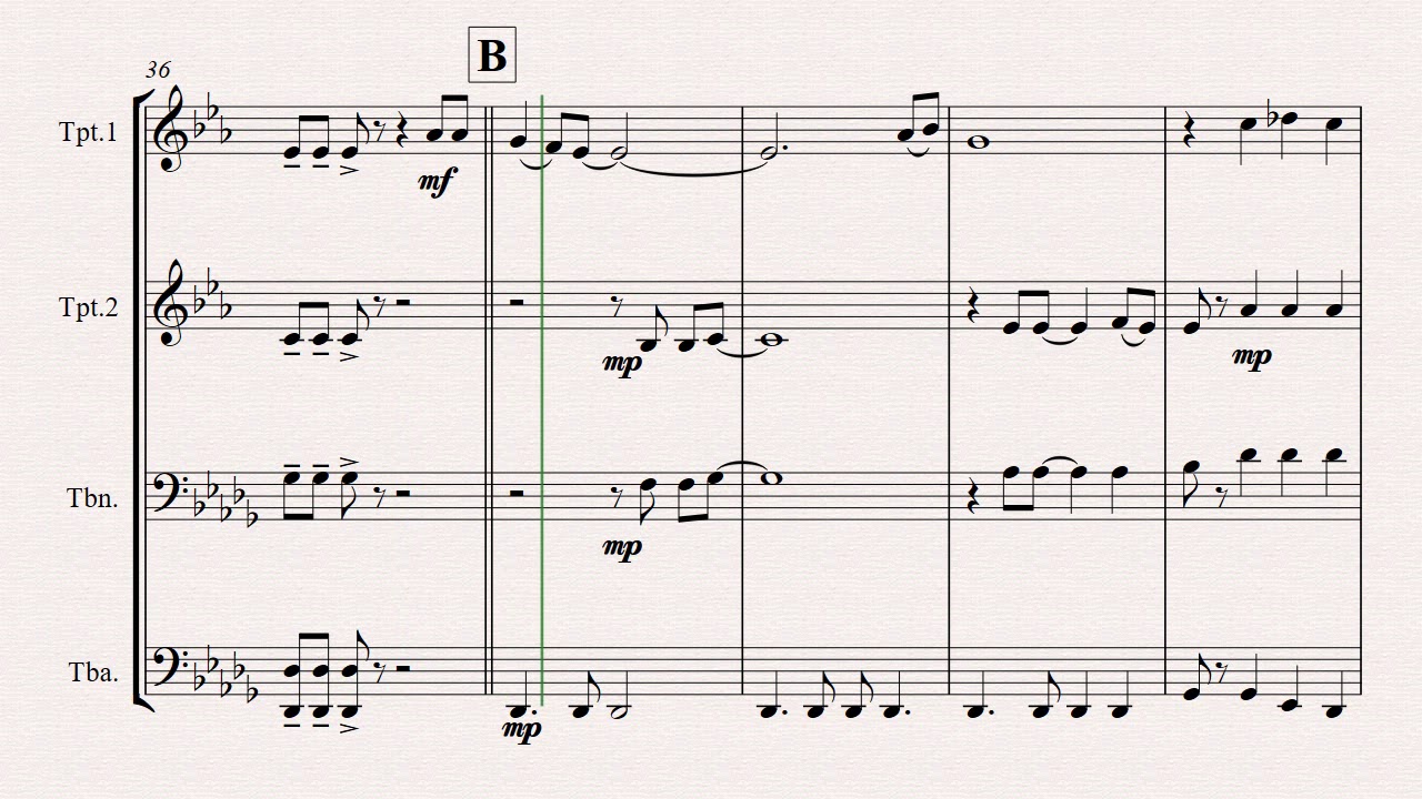 Bridge Over Troubled Water - Simon&Garfunkel - Brass Quartet