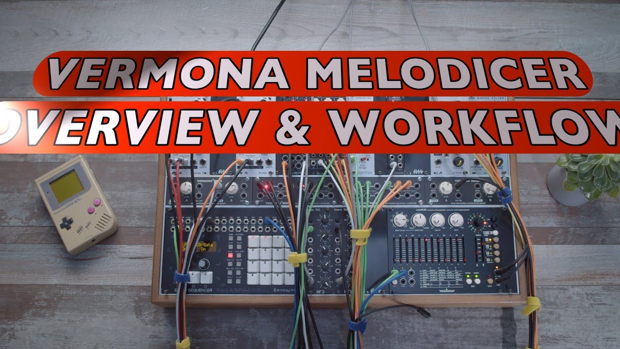 Vermona Melodicer - Overview and Workflow of the Eurorack Sequencer