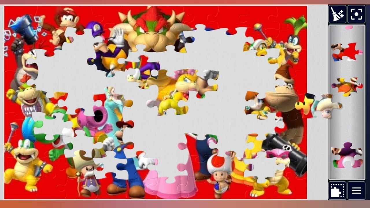 Super Mario Bros. Character Collage 🍄👑 jigsaw puzzle 🧩✨ @puzzlemaster1034 