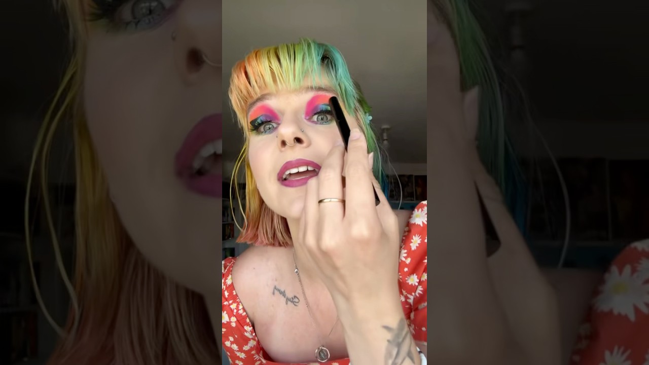 rainbow makeup tutorial 🌈