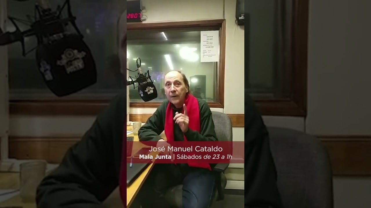 Jos&eacute; Manuel Cataldo saluda a sus oyentes