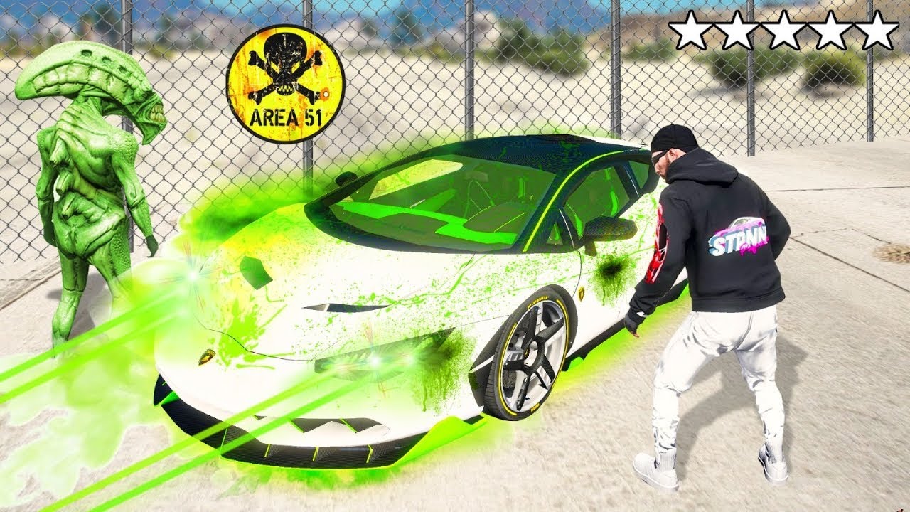Ich BRECHE in die AREA 51 EIN und KLAUE das OP AUTO in GTA 5!