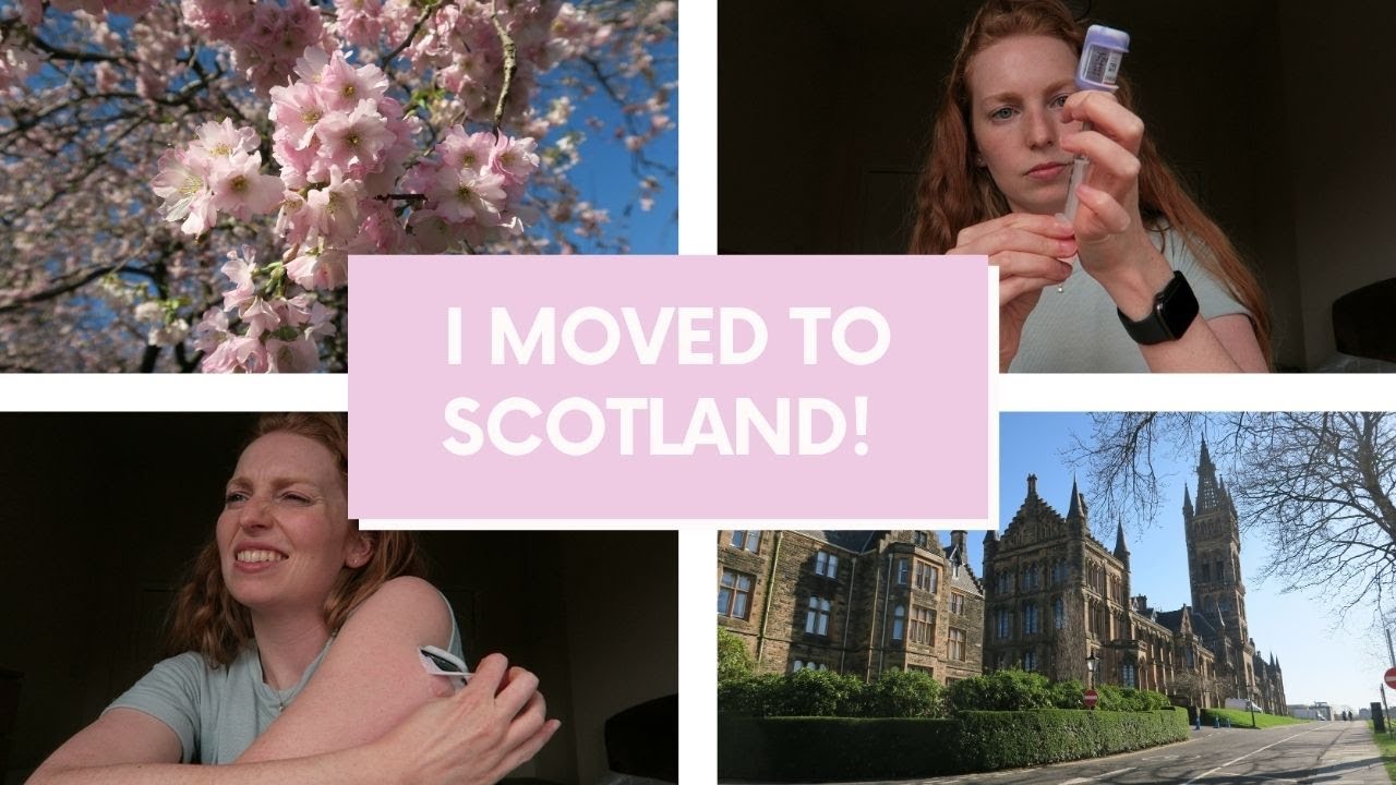 Day in the Life with Type 1 Diabetes | I moved to Scotland!