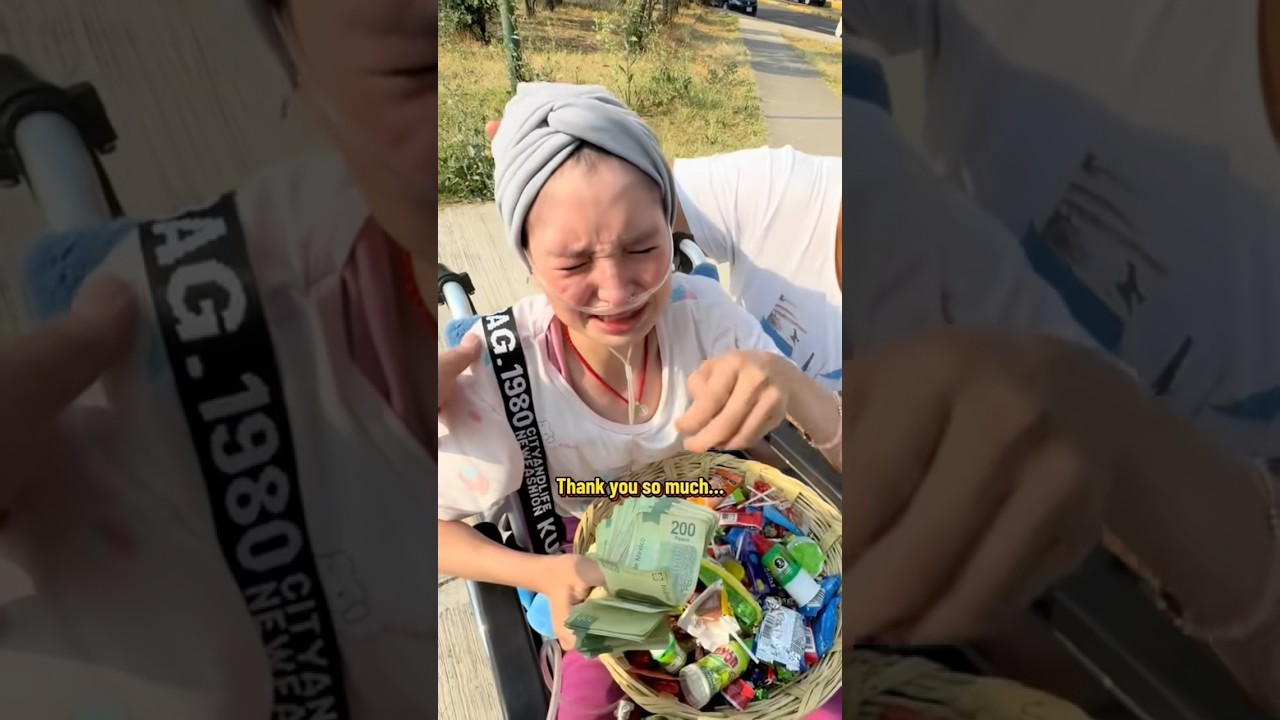 little girl sells candy to pay her cancer treatment 🥹💔
