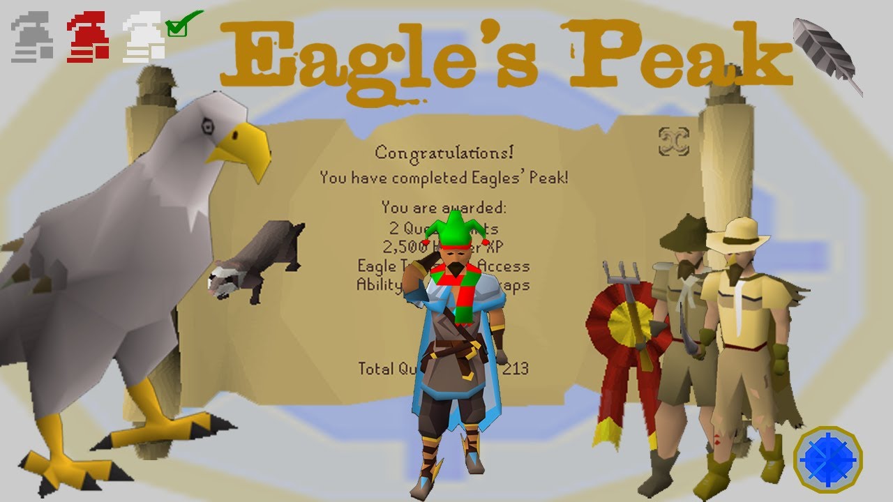 Руководство по заданию OSRS Eagle's Peak | Одобрено Ironman