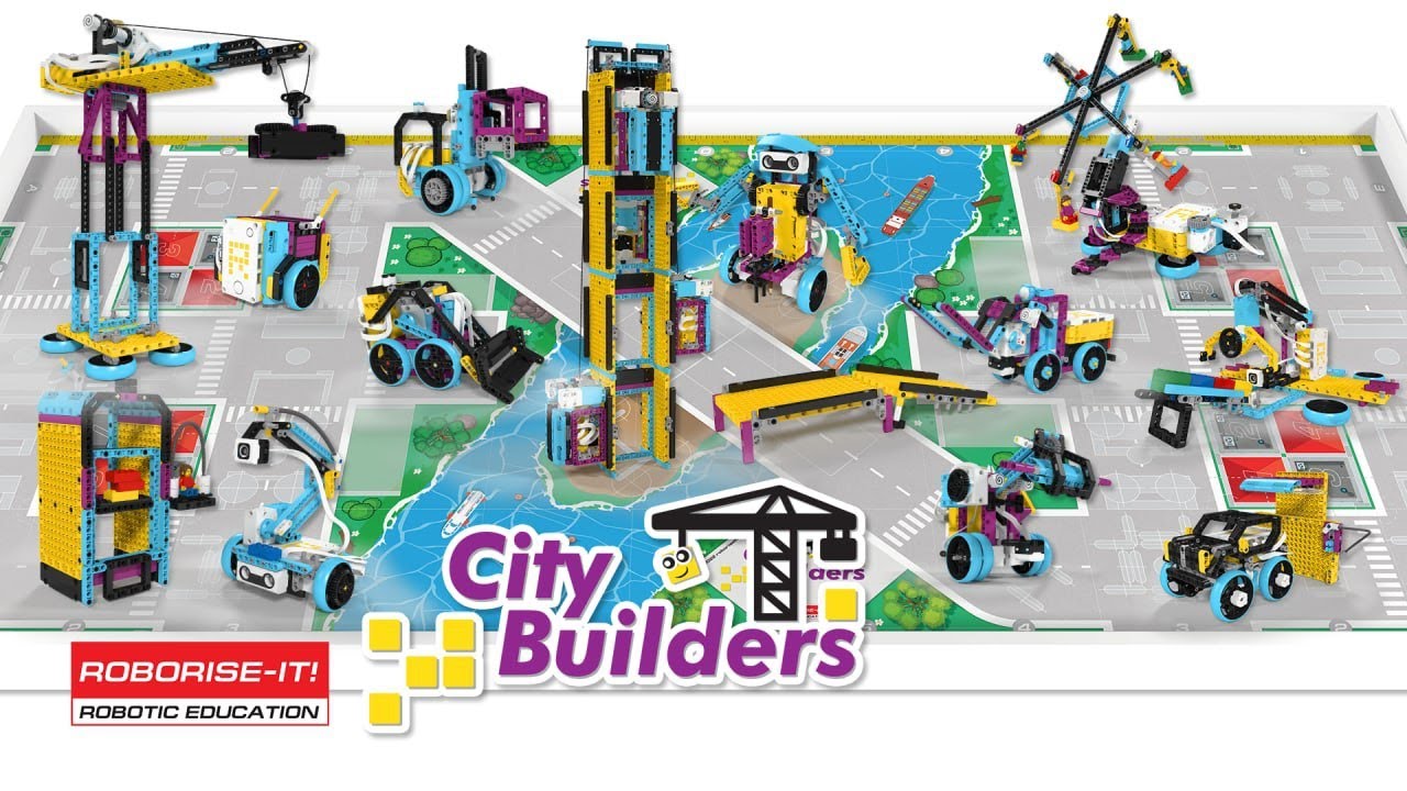 Lego Spike Prime CITY BUILDERS Curiculum with field mat!
