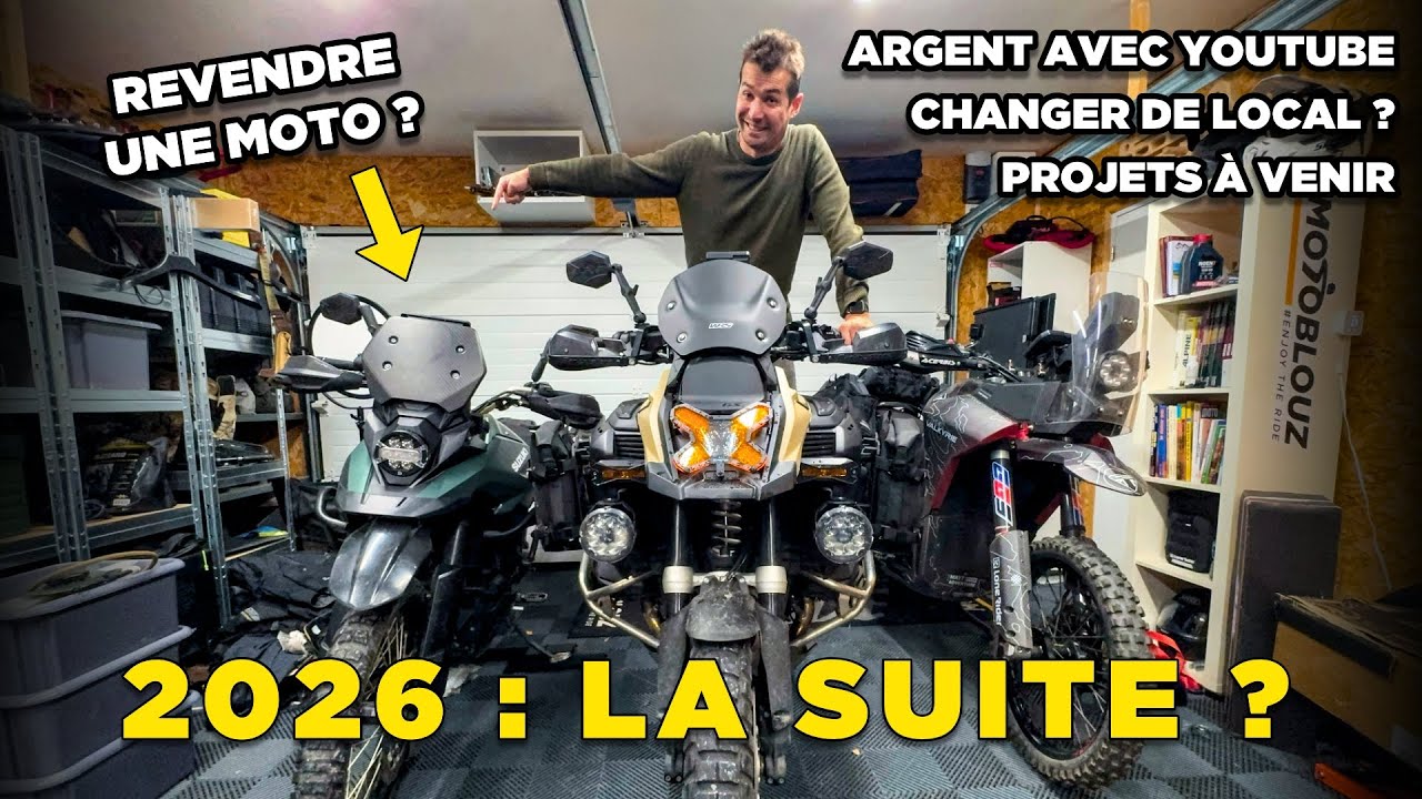 Revendre une moto ? Agrandir le garage ? Suite de la chaîne ? Projets 2026 ? Je vous EXPLIQUE TOUT !