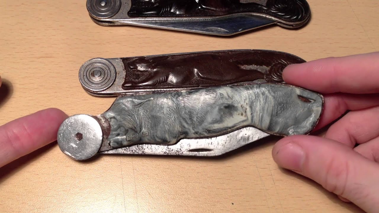 Складной советский нож 