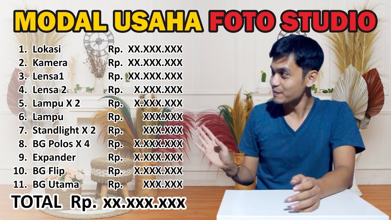 Bisnis Fotografi || Modal Bikin Usaha Foto Studio