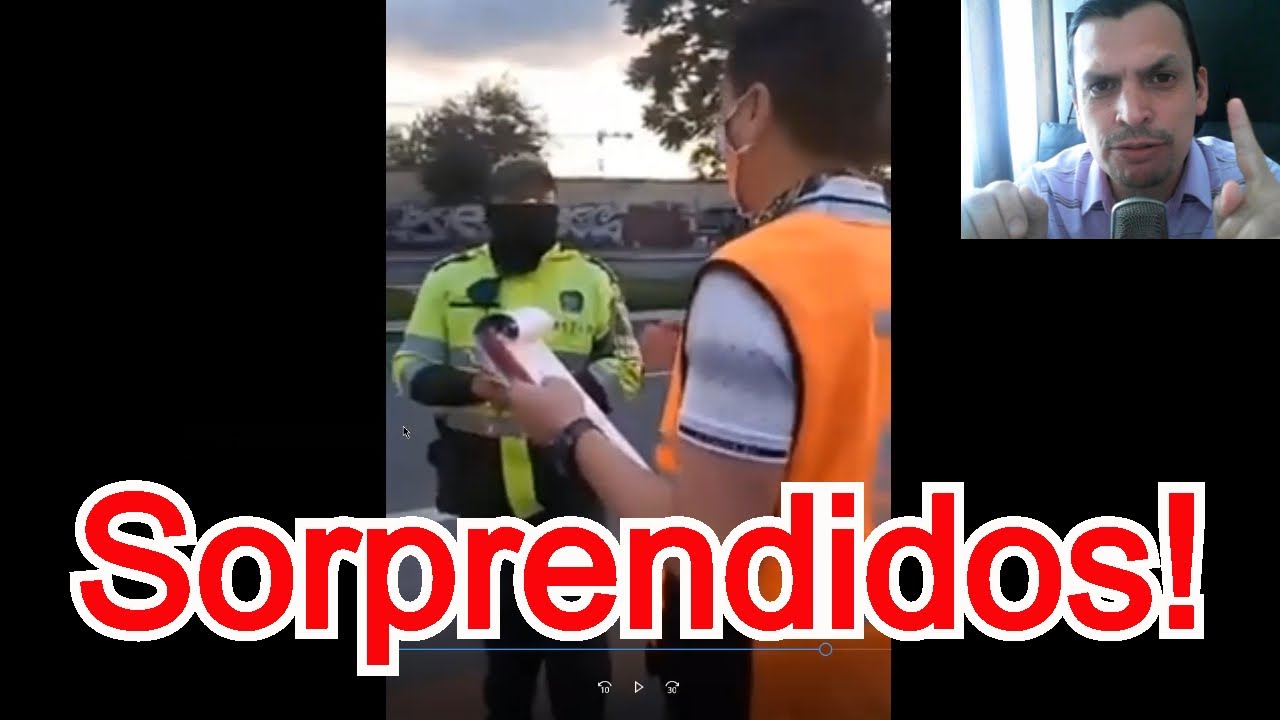 Policías de tránsito SORPRENDIDOS por VEEDORES ciudadanos
