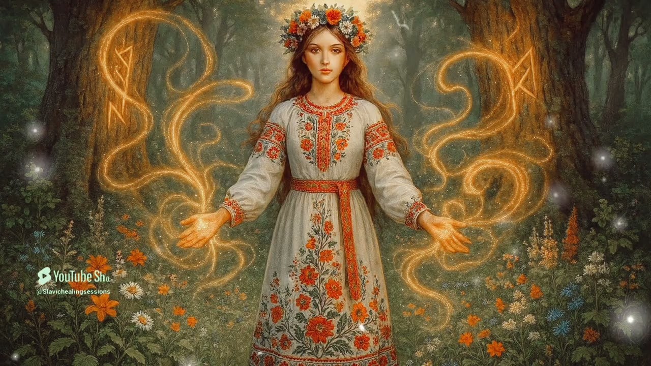 🔮 СЛАВЯНСКАЯ ФОЛЬКЛОРНАЯ МУЗЫКА для УДАЧИ: Частота Изобилия и Победы (69Hz + 963 Hz)