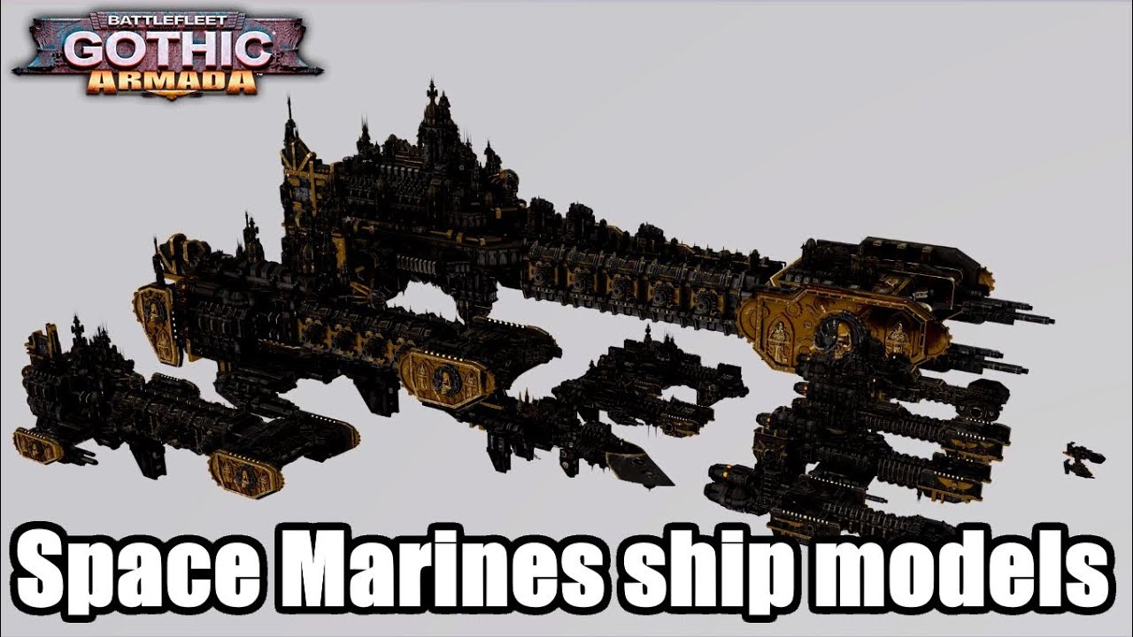 Battlefleet Gothic: Armada ➤ Space Marines ➤ Flagship model assembly & tribute