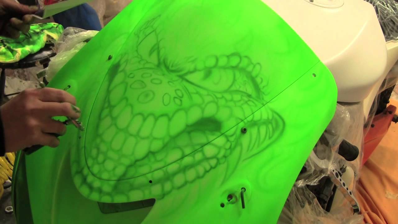 1st Place Airbrush Custom Zx10