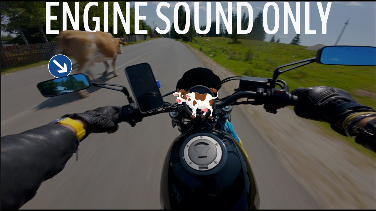Riding a Honda Rebel like a sports bike pt1 | Sound only ASMR