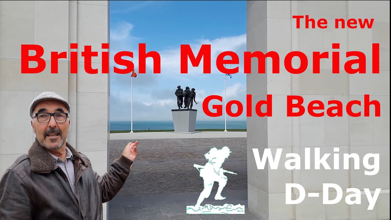 The New British Memorial at Ver sur mer on Gold beach