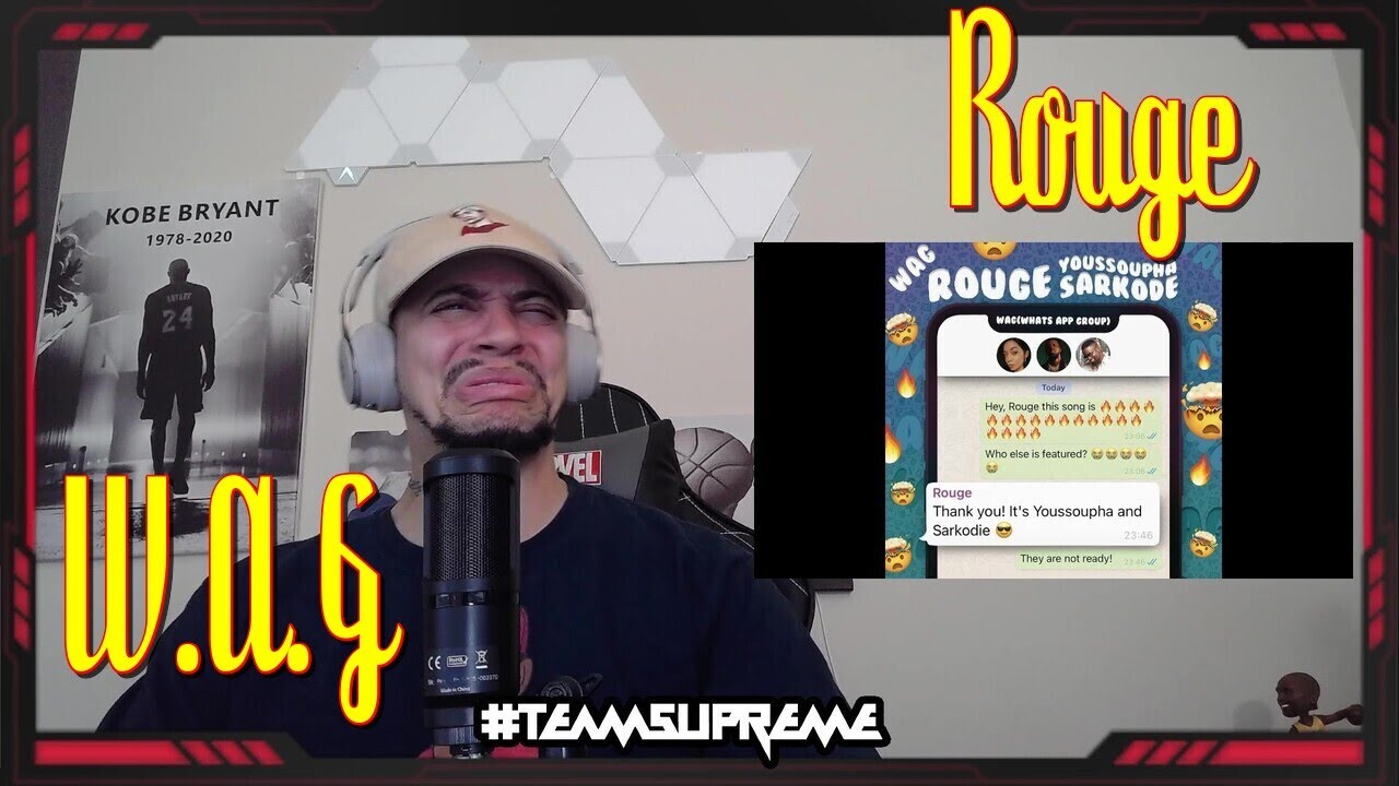 SOUTH AFRICA GOT HITTERS!!!! Rouge ft Sarkodie x Youssoupha - W.A.G. REACTION