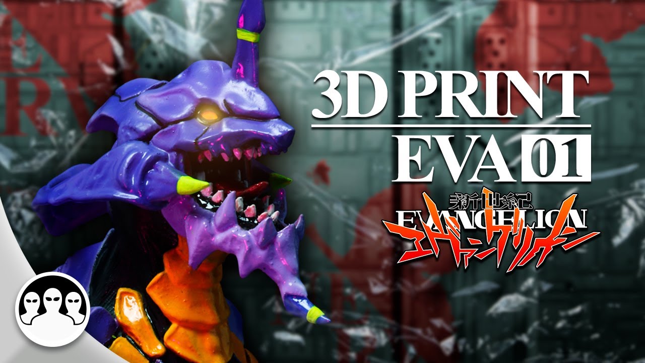 Evangelion: 3D Printing Time Lapse & Painting