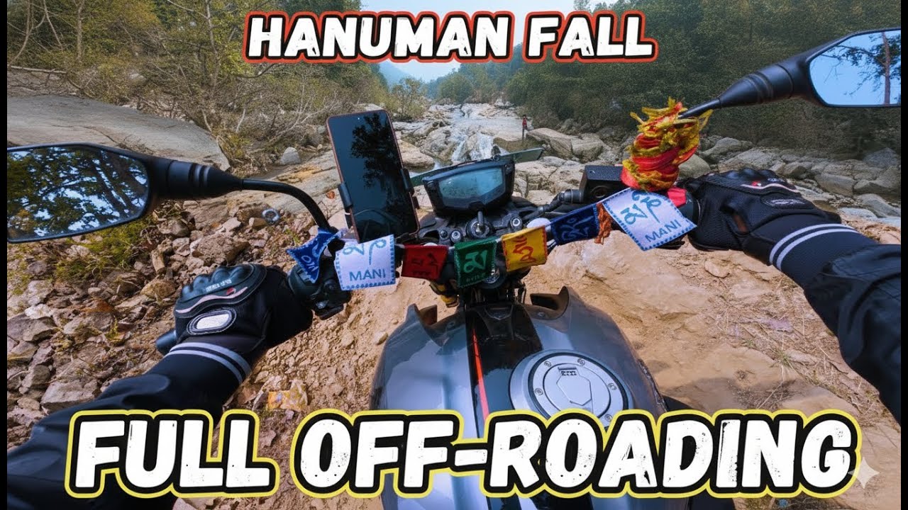 Lost in Jungle 🌲 | Hanuman  Falls | Full Off-Roading on Bike I Ranchi #jharkhand #offrading #nature