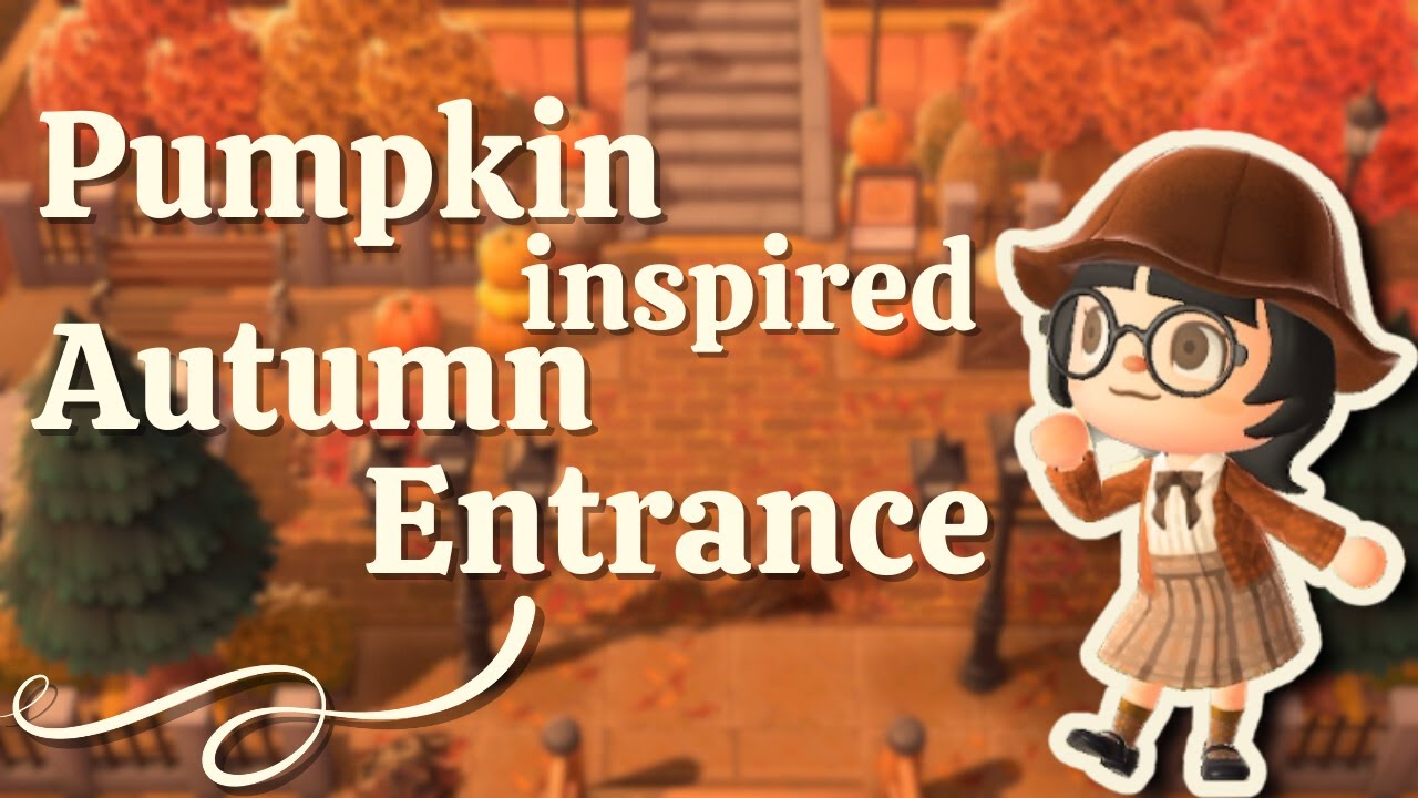 Осенний выход, вдохновленный тыквой | 🎃 acnh speedbuild