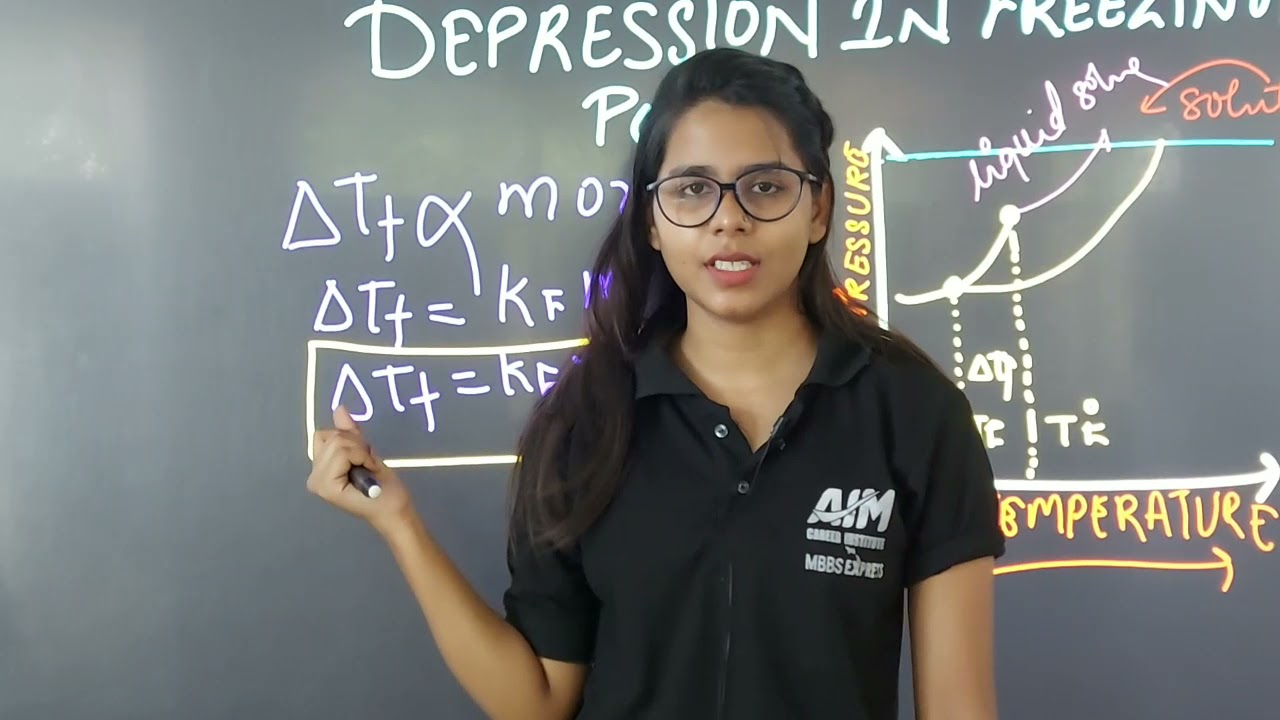 #colligative property # Depression in freezing point and Osmotic pressure #12th chemistry solutions