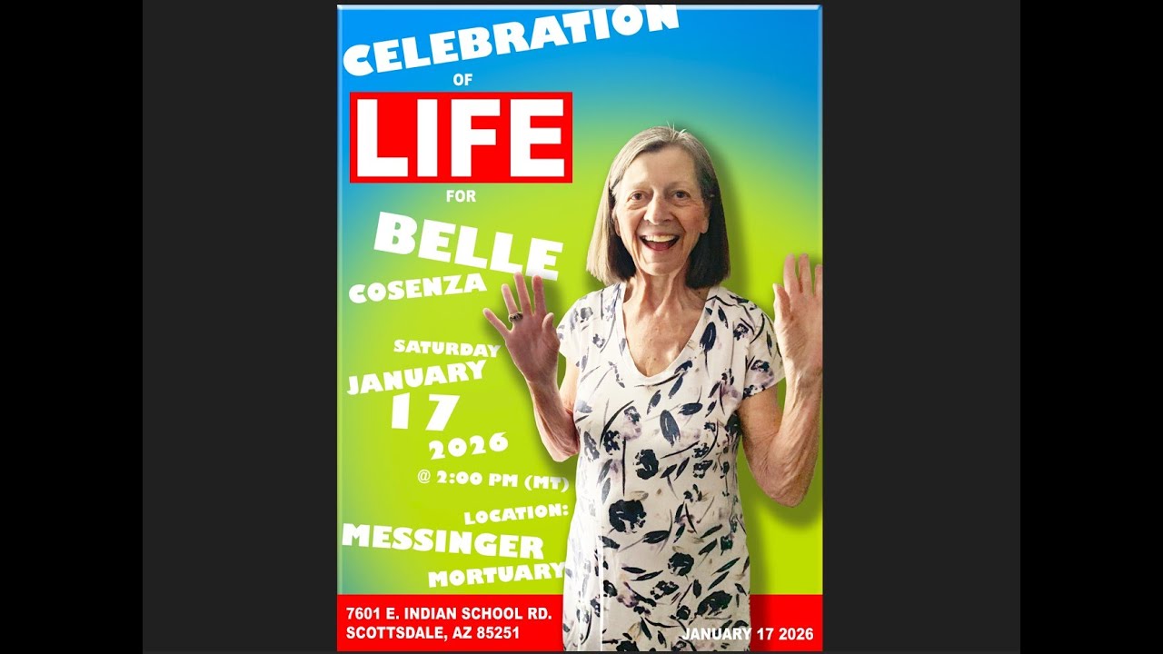 Belle Cosenza's Celebration of Life | Full Version