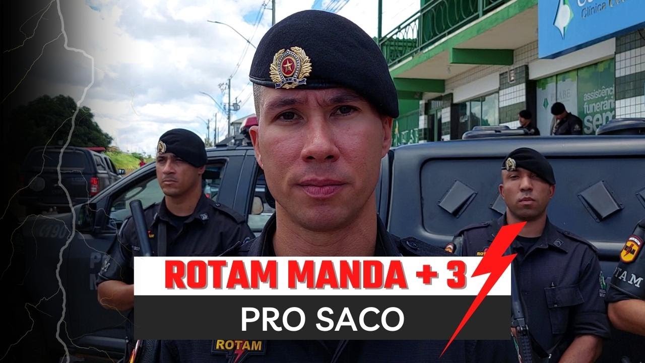 ROTAM MANDA MAIS TR&Ecirc;S PRO SACO