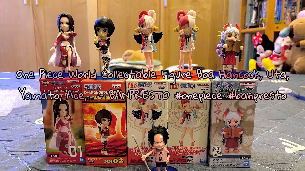 One Piece World Collectable Figure Boa Hancock, Uta, Yamato, Ace,… - BANPRESTO #onepiece #banpresto