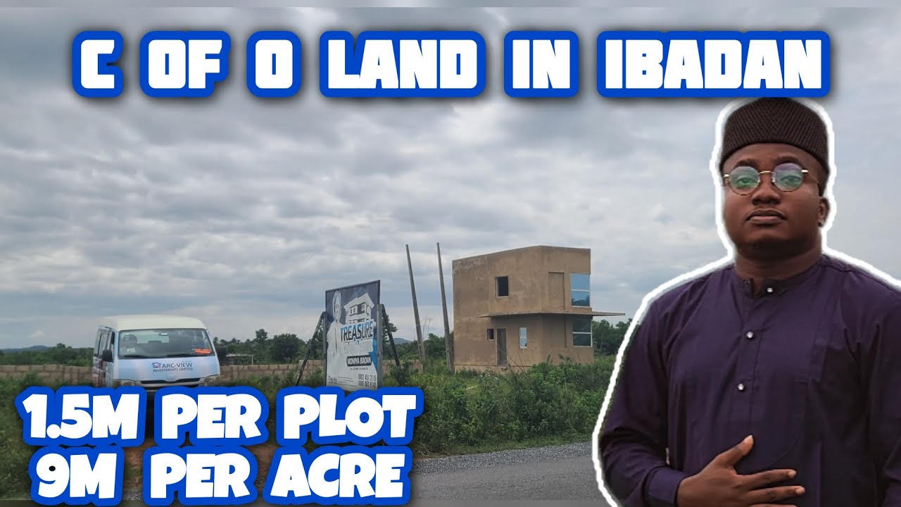 1.5M C Of O Land For Sale At Moniya Ibadan, Close To The Train Station, Dry Port | Treasure Island