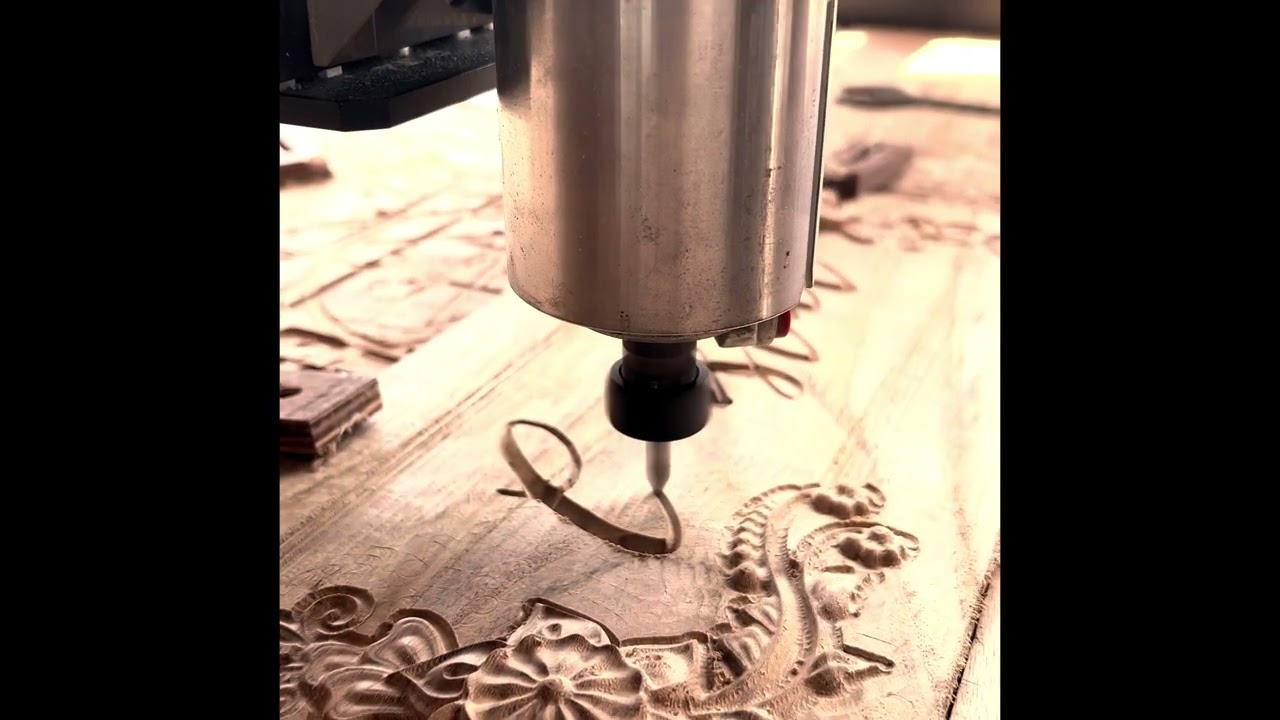 Making of 3D wooden name plate, carved to perfection with relief design - cnc woodworking