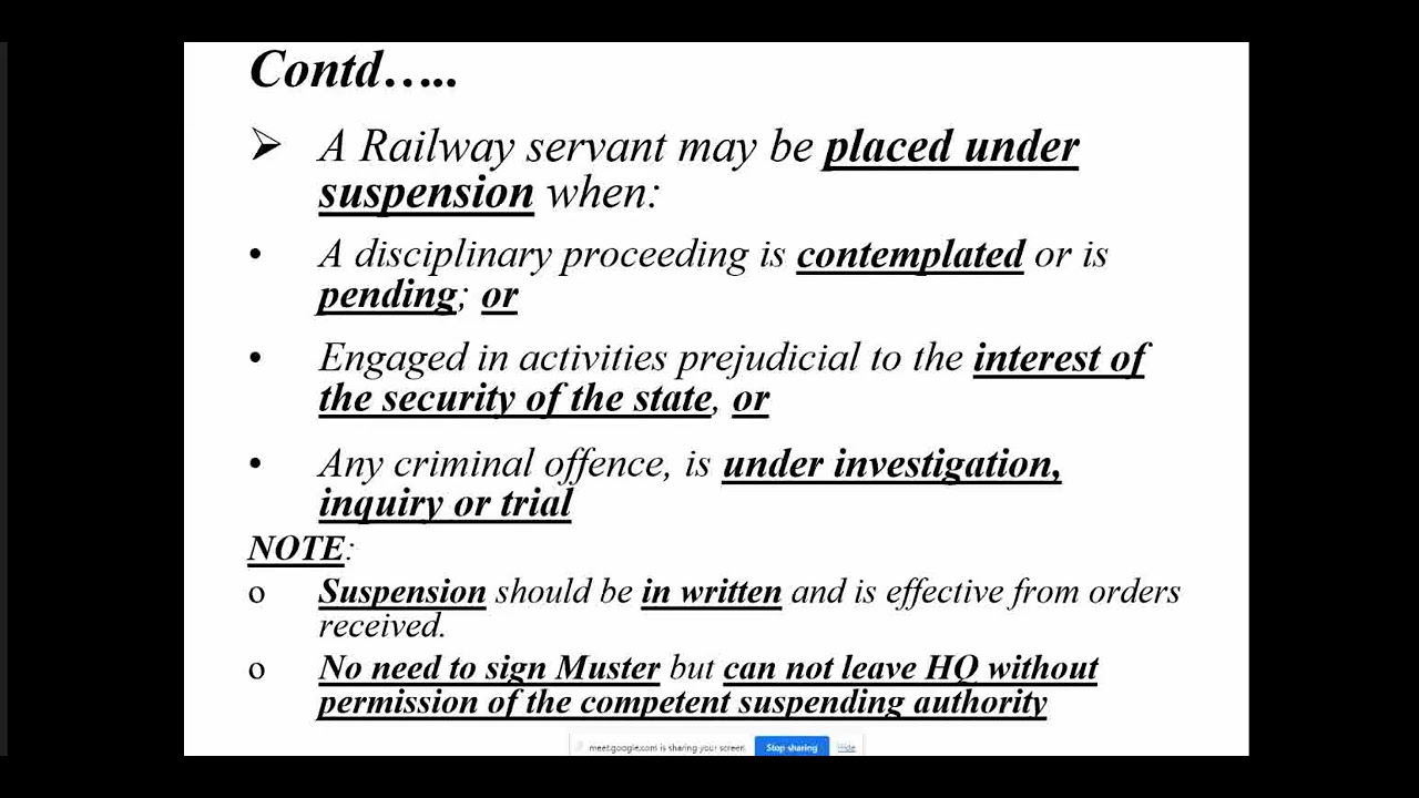 Complete lecture on D & AR [Discipline & Appeal Rules, 1968] ! LDCEs & other Dept. Exams of IR