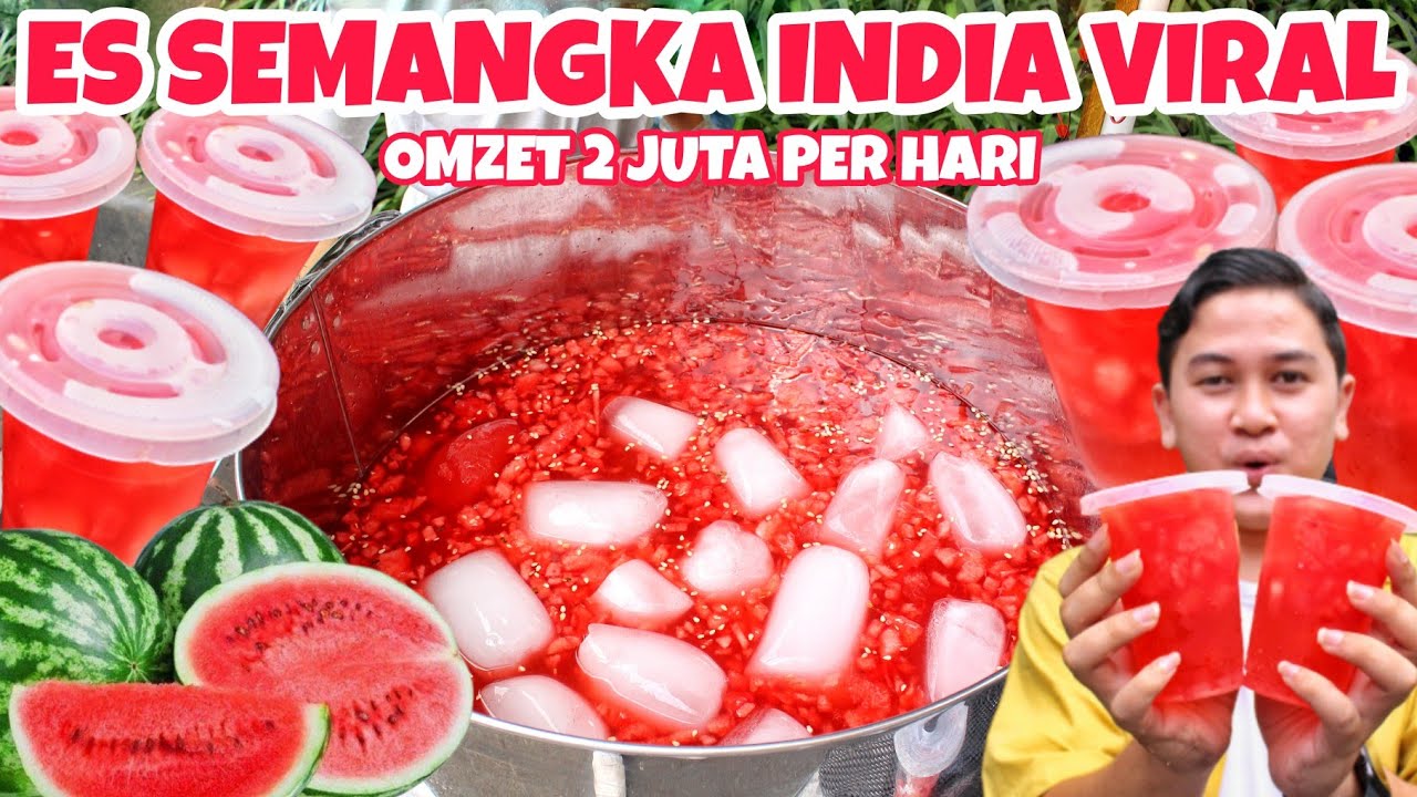 DIADUK PAKE TANGAN? ES SEMANGKA INDIA DI JAKARTA