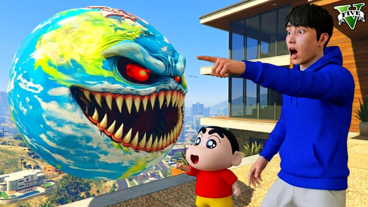 စိတ်ဆိုးနေတဲ့ ကမ္ဘာကြီးကို တွေ့ခဲ့တယ် | The Earth Wake Up in GTA V