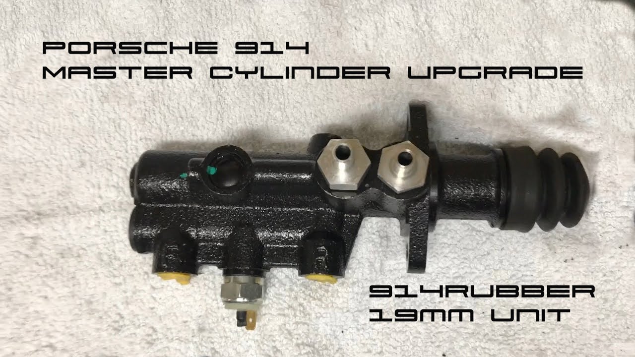 Porsche 914 Master Cylinder Upgrade (914 rubber 19mm)