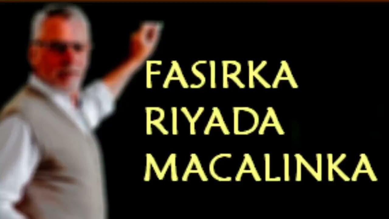 Fasirka riyada macalinka hadii nin ama naag ay ku riyooto macalin dugsi iyo macalin iskuul