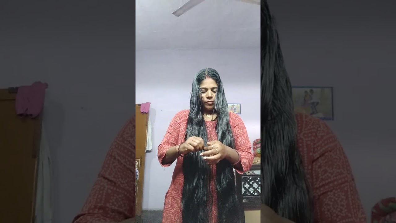 Gile balon mein kanghi karte hue full video beautiful hair